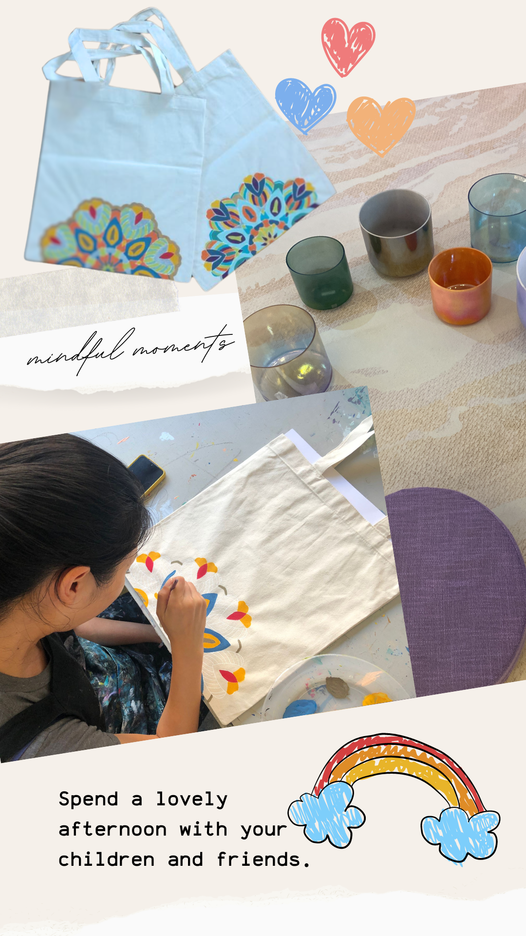 Color Your Unique Mandala Bag Workshop x 513 Paint Shop