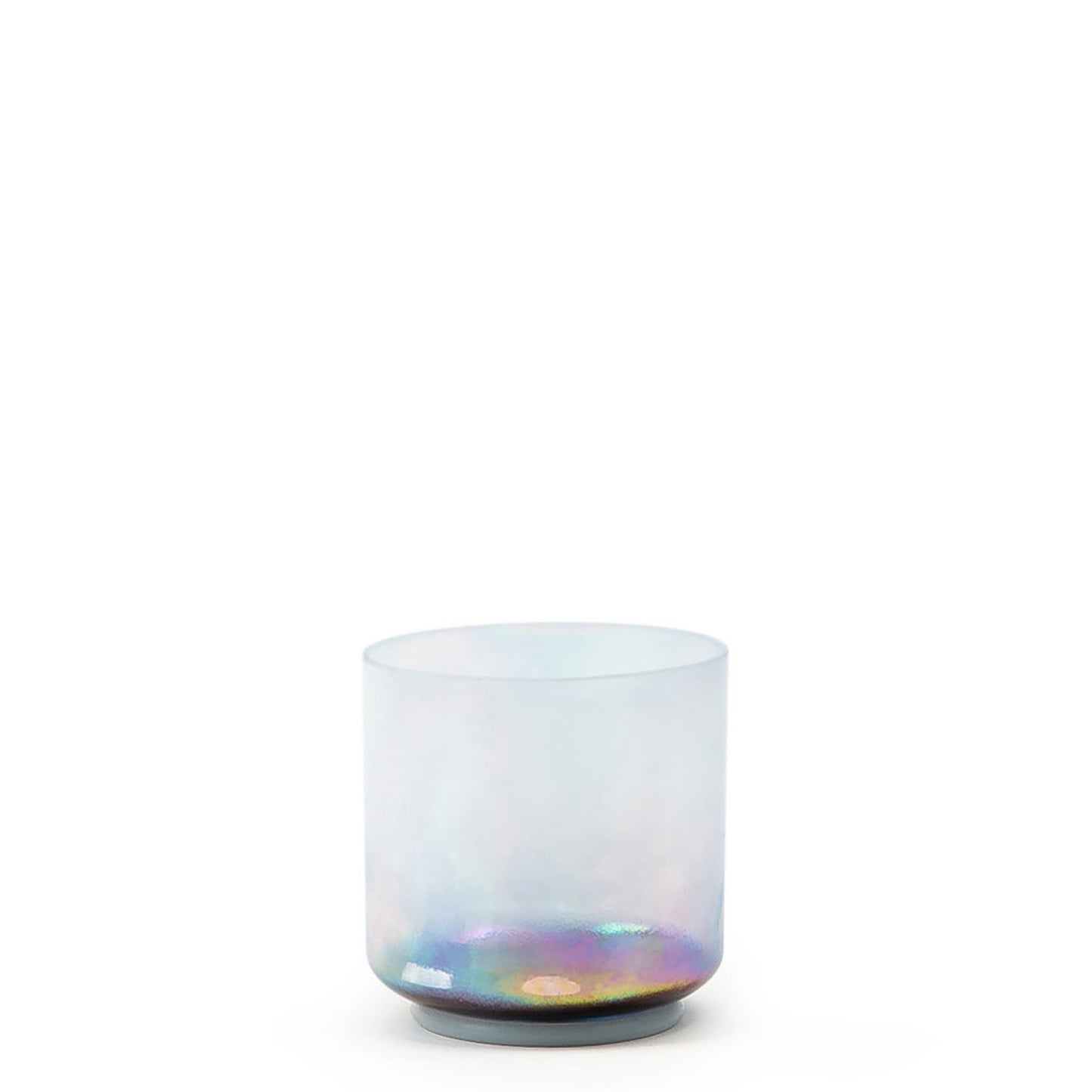 Violet Aura Gold base Platinum Bowl 6" B-35