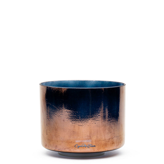 Tibetan Quartz Copper Aura Bowl 8" F#+40