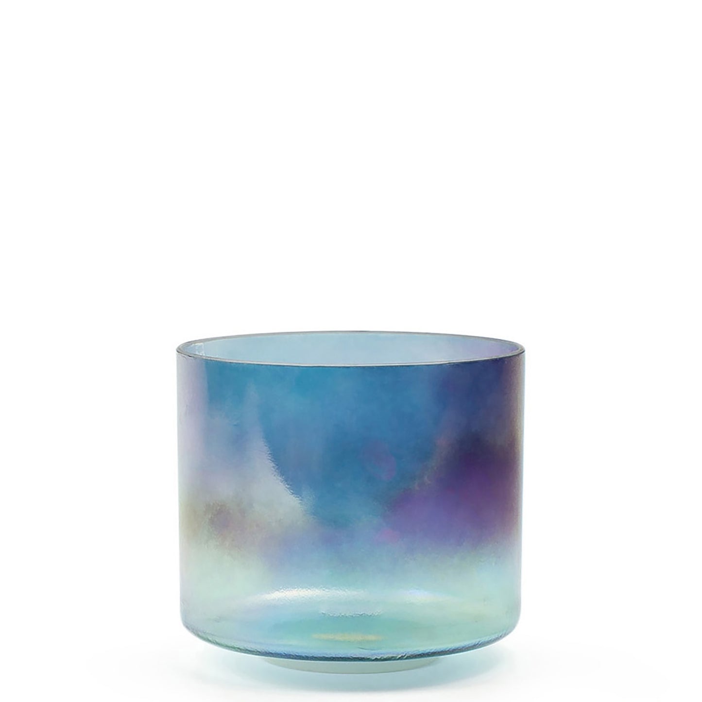 Violet Aura Gold, Aqua Aura Gold Base Bowl 8" E+20