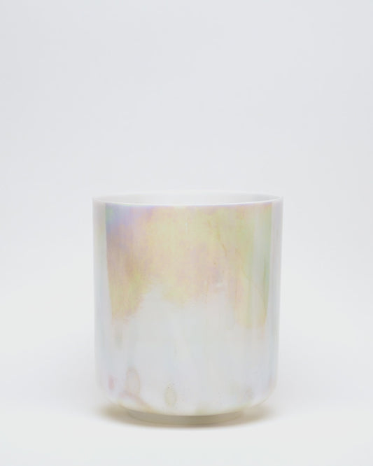 White Alchemy Gold Rose Quartz, Platinum Tall, 8" C-30